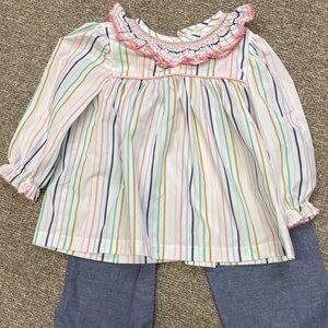 Smocked Kids Top/Pants